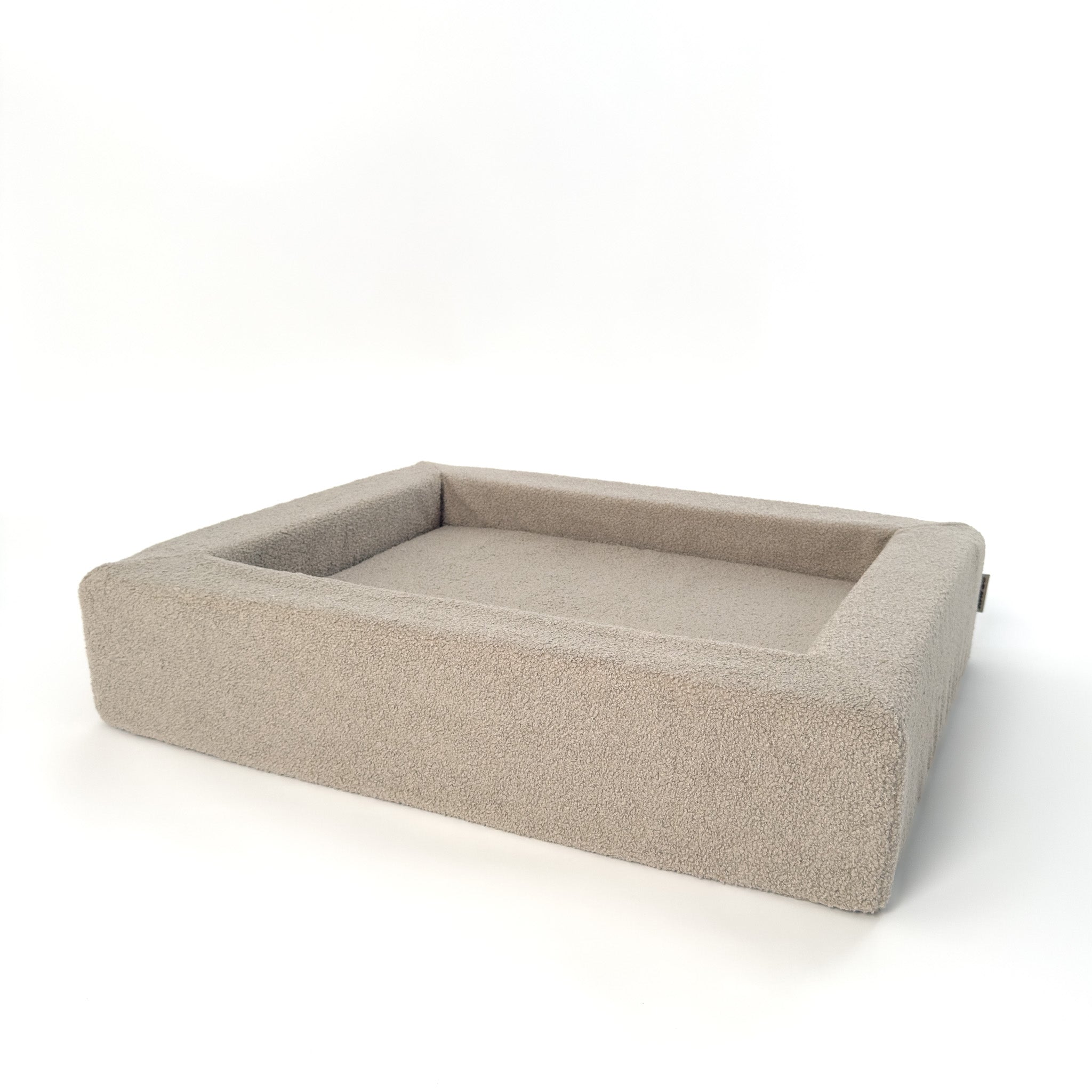 beige Dune-sävyinen koiranpeti kulmasta – koko L